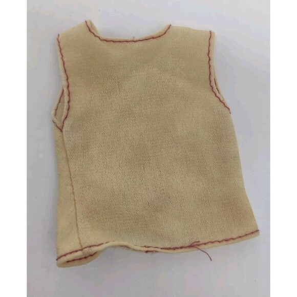 Vintage Barbie Vest Late 70s Or Early 80s Tag Mattel Genuine Fashion Buttons VTG - Picture 4 of 6
